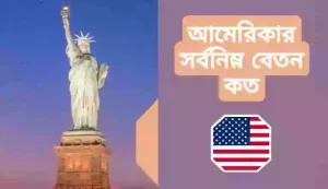 আমেরিকার বেতন কত