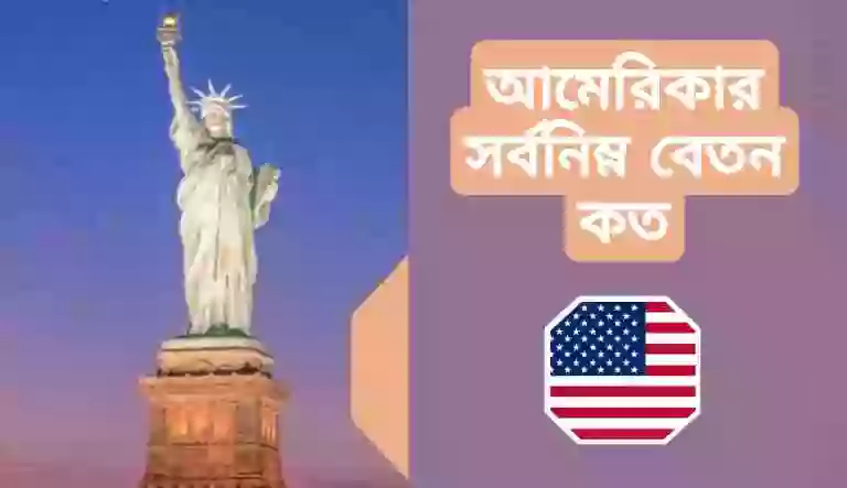 আমেরিকার বেতন কত