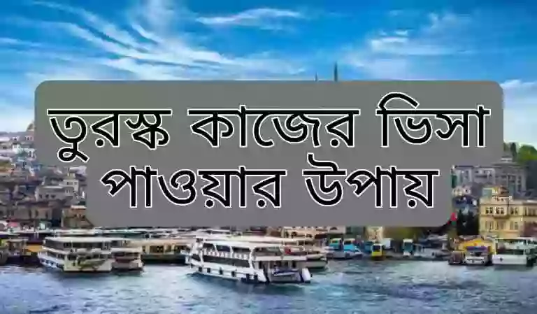 তুরস্ক কাজের ভিসা পাওয়ার নিয়ম