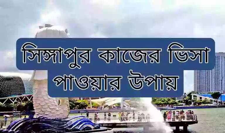 সিঙ্গাপুর কাজের ভিসা পাওয়ার নিয়ম