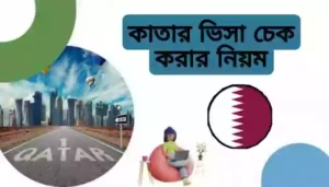 পাসপোর্ট নাম্বার দিয়ে কাতার ভিসা চেক