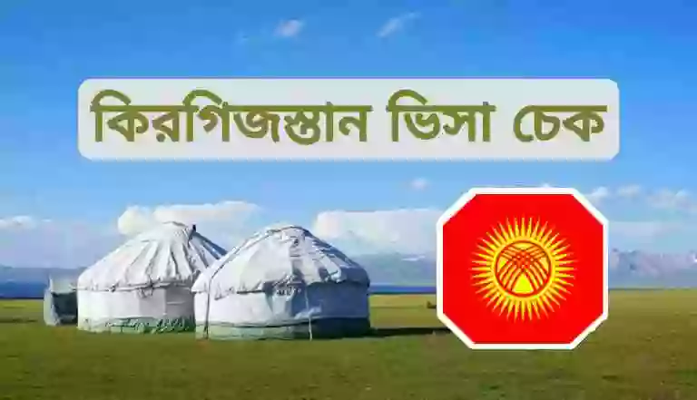 কিরগিজস্তান কাজের ভিসা চেক করার নিয়ম